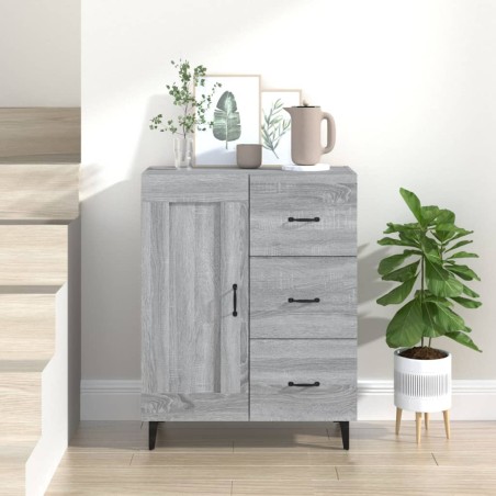vidaXL Sideboard Grau Sonoma 69,5x34x90 cm Holzwerkstoff