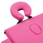 vidaXL Massageliege Klappbar 3-Zonen mit Holzgestell Rosa vidaXL Massageliege Klappbar 3-Zonen mit Holzgestell Rosa