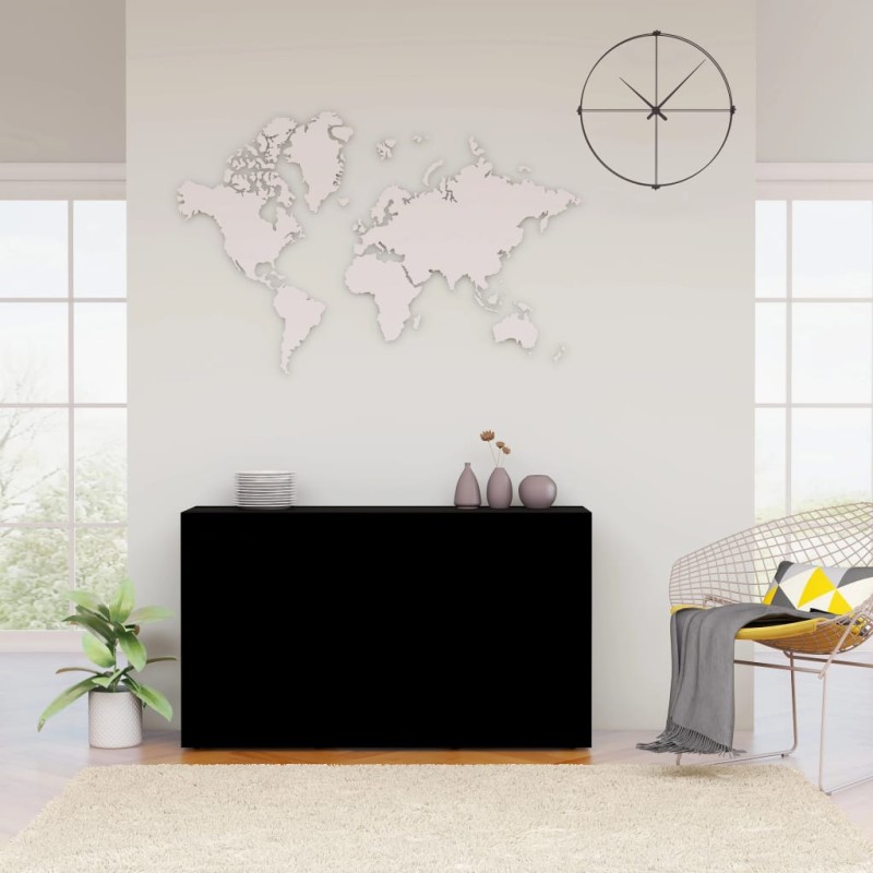 vidaXL Sideboard Schwarz 120x36x69 cm Holzwerkstoff vidaXL Sideboard Schwarz 120x36x69 cm Holzwerkstoff