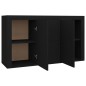 vidaXL Sideboard Schwarz 120x36x69 cm Holzwerkstoff vidaXL Sideboard Schwarz 120x36x69 cm Holzwerkstoff