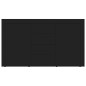 vidaXL Sideboard Schwarz 120x36x69 cm Holzwerkstoff vidaXL Sideboard Schwarz 120x36x69 cm Holzwerkstoff