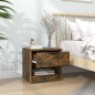 vidaXL Nachttisch Räuchereiche Holzwerkstoff vidaXL Nachttisch Räuchereiche Holzwerkstoff
