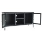 vidaXL TV-Schrank Anthrazit 105x35x52 cm Stahl und Glas vidaXL TV-Schrank Anthrazit 105x35x52 cm Stahl und Glas