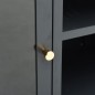 vidaXL TV-Schrank Anthrazit 105x35x52 cm Stahl und Glas vidaXL TV-Schrank Anthrazit 105x35x52 cm Stahl und Glas