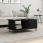 vidaXL Couchtisch Schwarz 90x50x40 cm Holzwerkstoff vidaXL Couchtisch Schwarz 90x50x40 cm Holzwerkstoff