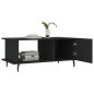 vidaXL Couchtisch Schwarz 90x50x40 cm Holzwerkstoff vidaXL Couchtisch Schwarz 90x50x40 cm Holzwerkstoff