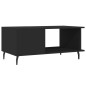 vidaXL Couchtisch Schwarz 90x50x40 cm Holzwerkstoff vidaXL Couchtisch Schwarz 90x50x40 cm Holzwerkstoff