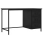 vidaXL Schreibtisch Schubladen Industriell Schwarz 120x55x75cm Stahl vidaXL Schreibtisch Schubladen Industriell Schwarz 120x55x75cm Stahl