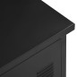 vidaXL Schreibtisch Schubladen Industriell Schwarz 120x55x75cm Stahl vidaXL Schreibtisch Schubladen Industriell Schwarz 120x55x75cm Stahl