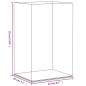 Vitrine Transparent 22x18x35 cm Acryl Vitrine Transparent 22x18x35 cm Acryl