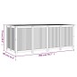 vidaXL Gartenbox 200x80x75 cm Massivholz Akazie vidaXL Gartenbox 200x80x75 cm Massivholz Akazie