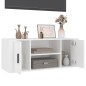 vidaXL TV-Schrank Weiß 100x35x40 cm Holzwerkstoff vidaXL TV-Schrank Weiß 100x35x40 cm Holzwerkstoff