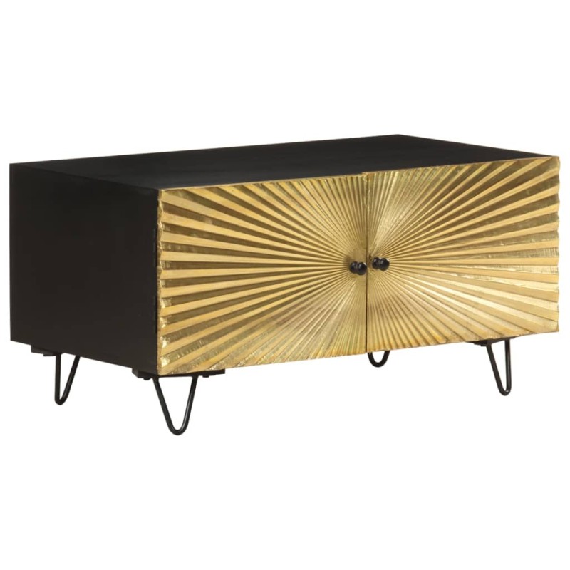 vidaXL Couchtisch 90x50x45 cm Massivholz Mango vidaXL Couchtisch 90x50x45 cm Massivholz Mango
