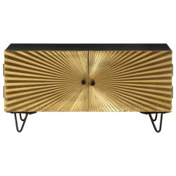 vidaXL Couchtisch 90x50x45 cm Massivholz Mango