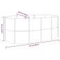 vidaXL Hochbeet Pulverbeschichteter Stahl 175x100x68 cm Silbern vidaXL Hochbeet Pulverbeschichteter Stahl 175x100x68 cm Silbern