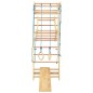 vidaXL Turnwand-Spielset mit Sprossen Ringen Holz vidaXL Turnwand-Spielset mit Sprossen Ringen Holz