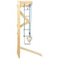 vidaXL Turnwand-Spielset mit Sprossen Ringen Holz vidaXL Turnwand-Spielset mit Sprossen Ringen Holz