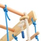vidaXL Turnwand-Spielset mit Sprossen Ringen Holz vidaXL Turnwand-Spielset mit Sprossen Ringen Holz