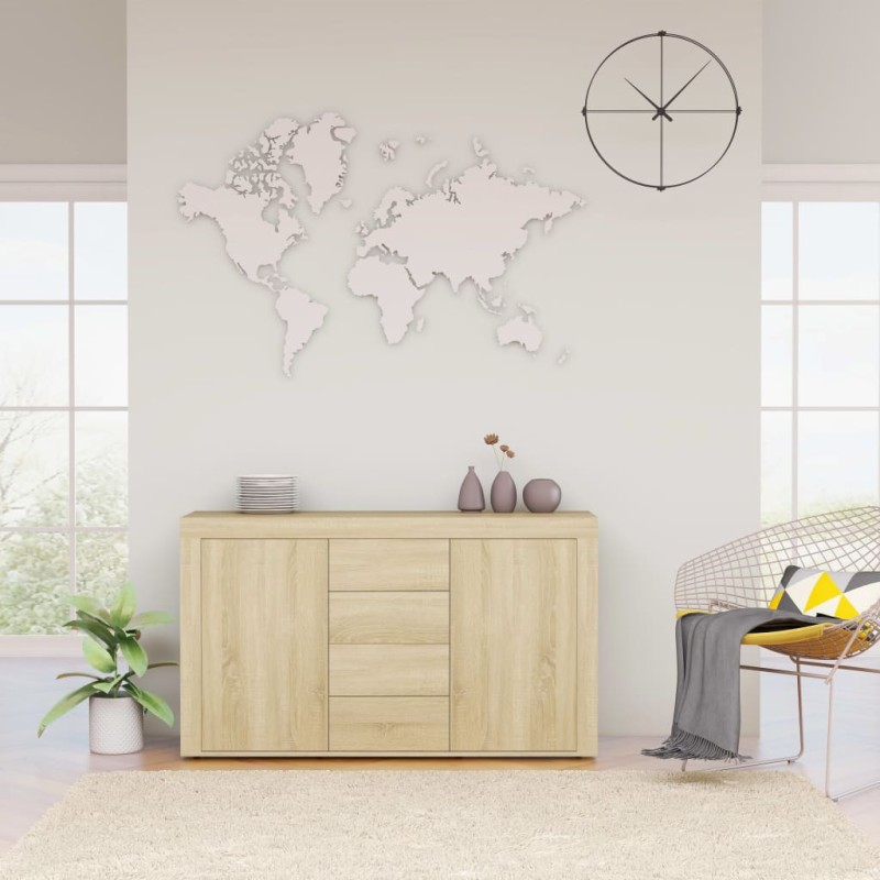 vidaXL Sideboard Sonoma-Eiche 120x36x69 cm Holzwerkstoff vidaXL Sideboard Sonoma-Eiche 120x36x69 cm Holzwerkstoff