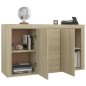 vidaXL Sideboard Sonoma-Eiche 120x36x69 cm Holzwerkstoff vidaXL Sideboard Sonoma-Eiche 120x36x69 cm Holzwerkstoff