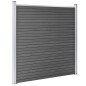 vidaXL Zaunelement WPC 180x186 cm Schwarz vidaXL Zaunelement WPC 180x186 cm Schwarz