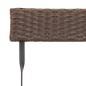 vidaXL 3-tlg. Bistro-Set Klappbar Braun Poly Rattan vidaXL 3-tlg. Bistro-Set Klappbar Braun Poly Rattan