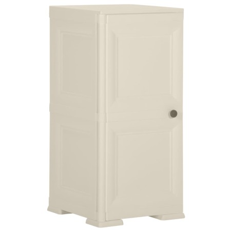 vidaXL Kunststoffschrank 40x43x85,5 cm Holzdesign Vanilleeis