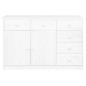 vidaXL Sideboard 6 Schubladen Weiß 113x35x73 cm Massivholz Kiefer vidaXL Sideboard 6 Schubladen Weiß 113x35x73 cm Massivholz Kiefer