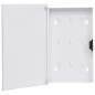 vidaXL Schlüsselkasten mit Magnettafel Weiß 30x20x5,5 cm vidaXL Schlüsselkasten mit Magnettafel Weiß 30x20x5,5 cm