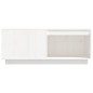 vidaXL Couchtisch Weiß 100x101x40,5 cm Massivholz Kiefer vidaXL Couchtisch Weiß 100x101x40,5 cm Massivholz Kiefer