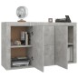 vidaXL Sideboard Betongrau 120x36x69 cm Holzwerkstoff vidaXL Sideboard Betongrau 120x36x69 cm Holzwerkstoff