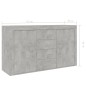 vidaXL Sideboard Betongrau 120x36x69 cm Holzwerkstoff vidaXL Sideboard Betongrau 120x36x69 cm Holzwerkstoff