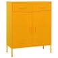 vidaXL Lagerschrank Senfgelb 80x35x101,5 cm Stahl vidaXL Lagerschrank Senfgelb 80x35x101,5 cm Stahl