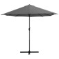 vidaXL Sonnenschirm mit Aluminium-Mast 460 x 270 cm Anthrazit vidaXL Sonnenschirm mit Aluminium-Mast 460 x 270 cm Anthrazit