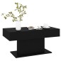 vidaXL Couchtisch Schwarz 96x50x45 cm Holzwerkstoff vidaXL Couchtisch Schwarz 96x50x45 cm Holzwerkstoff