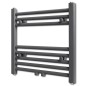 Handtuchheizkörper Warmwasser Gerade Grau 480x480 mm Handtuchheizkörper Warmwasser Gerade Grau 480x480 mm