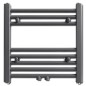 Handtuchheizkörper Warmwasser Gerade Grau 480x480 mm Handtuchheizkörper Warmwasser Gerade Grau 480x480 mm