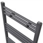 Handtuchheizkörper Warmwasser Gerade Grau 480x480 mm Handtuchheizkörper Warmwasser Gerade Grau 480x480 mm