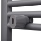 Handtuchheizkörper Warmwasser Gerade Grau 480x480 mm Handtuchheizkörper Warmwasser Gerade Grau 480x480 mm
