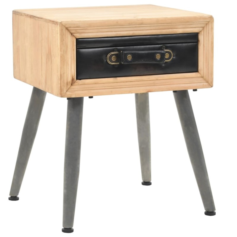 vidaXL Nachtisch Tannenholz Massiv 43 × 38 × 50 cm vidaXL Nachtisch Tannenholz Massiv 43 × 38 × 50 cm