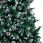 vidaXL Künstlicher Weihnachtsbaum mit Zapfen und Schnee 240 cm vidaXL Künstlicher Weihnachtsbaum mit Zapfen und Schnee 240 cm