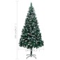 vidaXL Künstlicher Weihnachtsbaum mit Zapfen und Schnee 240 cm vidaXL Künstlicher Weihnachtsbaum mit Zapfen und Schnee 240 cm