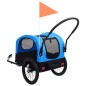 vidaXL 2-in-1 Tier-Fahrradanhänger und Jogger Blau und Schwarz vidaXL 2-in-1 Tier-Fahrradanhänger und Jogger Blau und Schwarz