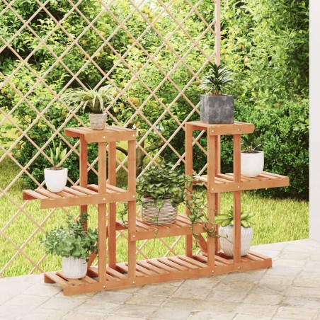 vidaXL Blumenständer 110x25x73 cm Massivholz Tanne