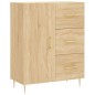 Highboard Sonoma-Eiche 69,5x34x180 cm Holzwerkstoff Highboard Sonoma-Eiche 69,5x34x180 cm Holzwerkstoff