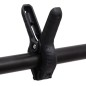 vidaXL Hintergrundständer T-Form Schwarz 201x60x(70-200) cm vidaXL Hintergrundständer T-Form Schwarz 201x60x(70-200) cm