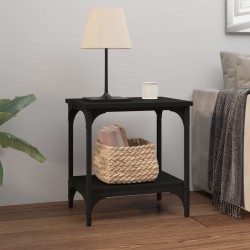vidaXL Beistelltisch Schwarz 40x30x42 cm Holzwerkstoff