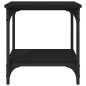 vidaXL Beistelltisch Schwarz 40x30x42 cm Holzwerkstoff vidaXL Beistelltisch Schwarz 40x30x42 cm Holzwerkstoff