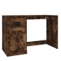 vidaXL Schreibtisch mit Schublade Räuchereiche 115x50x75cm vidaXL Schreibtisch mit Schublade Räuchereiche 115x50x75cm