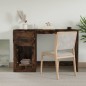 vidaXL Schreibtisch mit Schublade Räuchereiche 115x50x75cm vidaXL Schreibtisch mit Schublade Räuchereiche 115x50x75cm